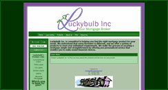 Desktop Screenshot of luckybulbinc.com