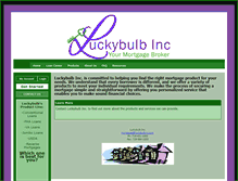 Tablet Screenshot of luckybulbinc.com